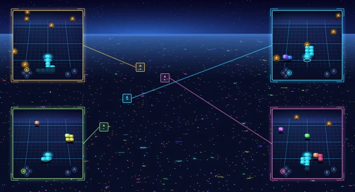 Teaser for MASS: Multiplayer World Models with Authoritative Shared State